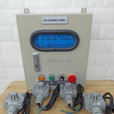 TỦ BÁO RÒ GAS KẾT NỐI 4 KÊNH ĐẦU DÒ PHÒNG NỔ T-300
